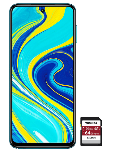 گوشی موبایل شیائومی مدل Redmi Note 9 Pro ظرفیت 128 گیگابایت رم 6 گیگابایت به‌همراه کارت‌حافظه 64 گیگابایت