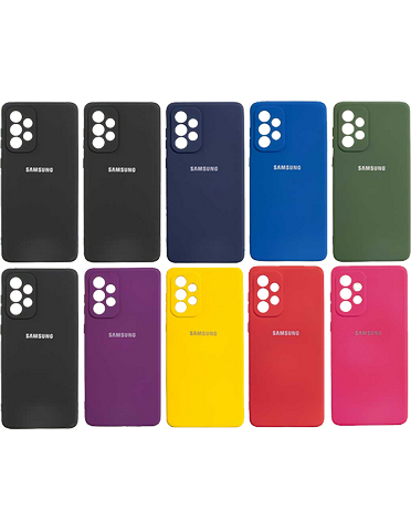 پک 10 عددی کاور سیلیکونی مناسب برای گوشی سامسونگ Galaxy A73 ( رنگبندی پک مشابه تصویر)