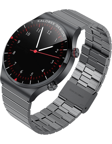 ساعت هوشمند هاینوتکو مدل RW-22 | دارای بند مشکی سیلیکونی، چرم، استیل