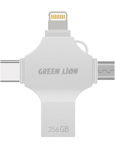 فلش مموری  4 به 1 گرین لاین مدل GN4IN1USB256SL ظرفیت 256 گیگابایت