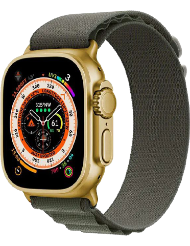ساعت هوشمند ویرفیت مدل Watch Ultra سری Golden Edition | دارای 2 بند