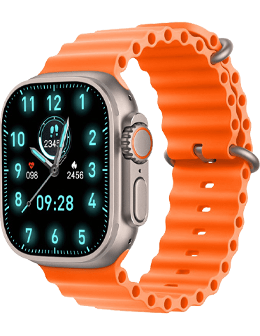 ساعت هوشمند مدل ZK8 Pro Max | همراه بند سیلیکونی نارنجی اضافه