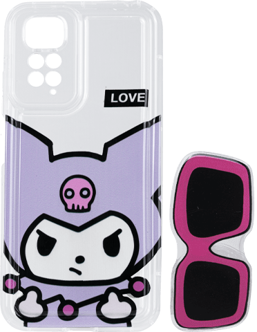 کاور ژله‌ای عروسکی پاپ سوکت‌دار مدل Love مناسب برای گوشی شیائومی Note 11/11s