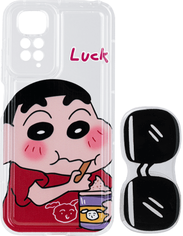 کاور ژله‌ای عروسکی پاپ سوکت‌دار مدل Luck مناسب برای گوشی شیائومی Note 11/11s