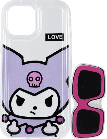 کاور ژله‌ای عروسکی پاپ سوکت‌دار مدل Love مناسب برای گوشی اپل iPhone 13