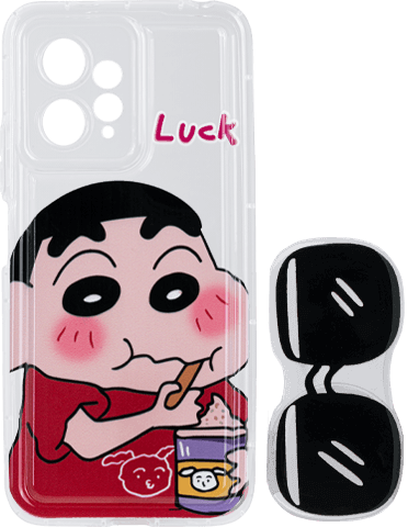 کاور ژله‌ای عروسکی پاپ سوکت‌دار مدل Luck مناسب برای گوشی شیائومی Note12 4G