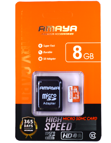کارت حافظه آمایا مدل Super Fast ظرفیت 8 گیگابایت