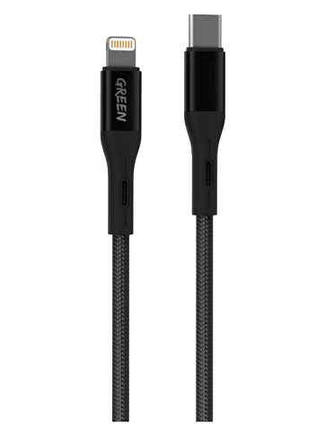 کابل تایپ سی به لایتنینگ گرین لاین مدل USB-C TO LIGHTNING PVC CABLE