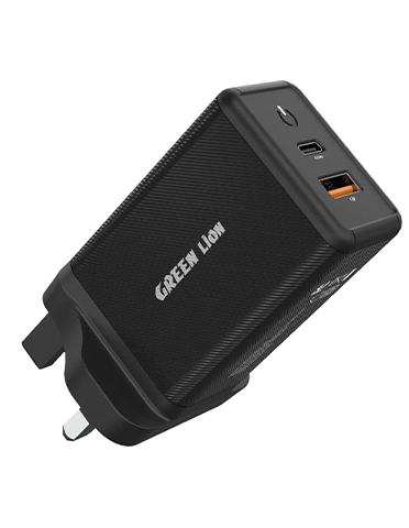 شارژر دیواری گرین لاین مدل Gan Adapter 65W Retractable Cable PD 3.0
