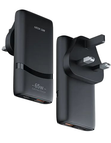 آداپتور 65 وات گرین لاین مدل Type-C and USB-A