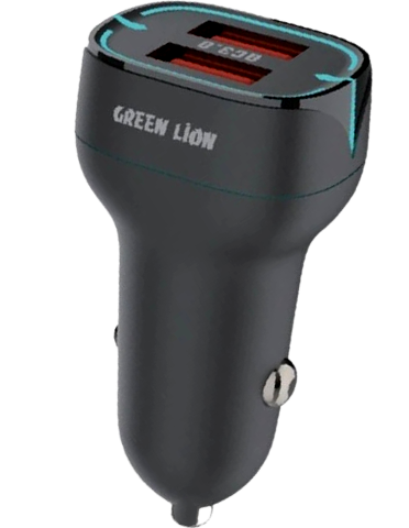 شارژر فندکی 63 وات گرین لاین مدل Dual QC3.0 