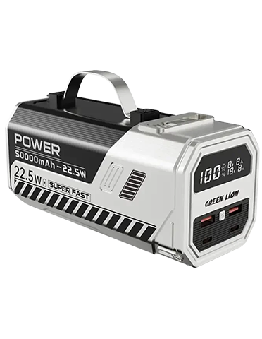 پاوربانک 22.5 وات گرین لاین مدل Powe Max ظرفیت 50000 میلی آمپر ساعت