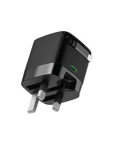 شارژر دیواری گرین لاین مدل Gan Adapter 65W Retractable Cable PD 3.0