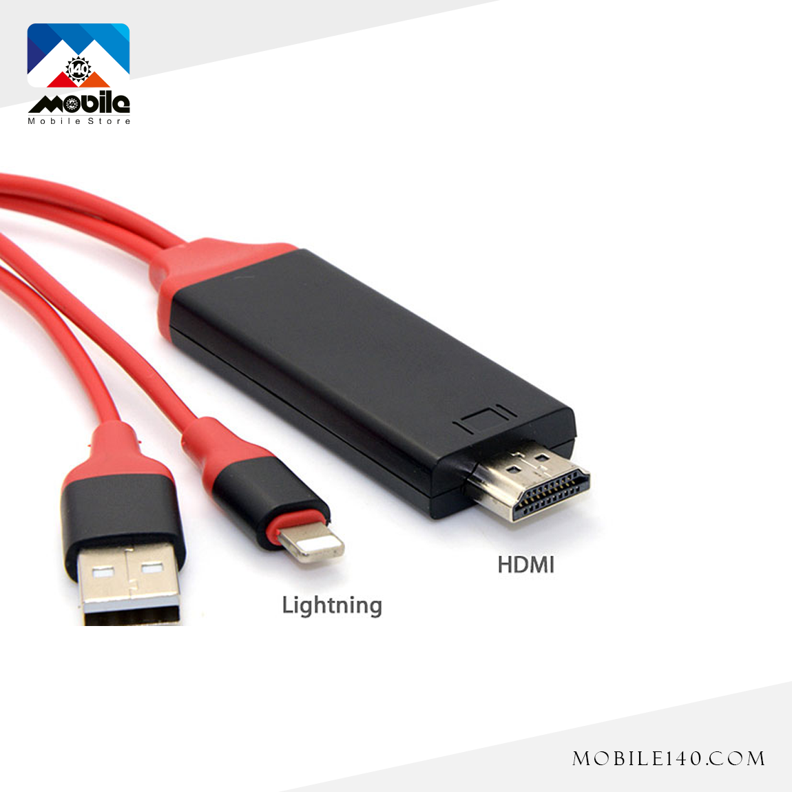 تبدیل USB و لایتنینگ به HDMI مدل OT-7575S 2