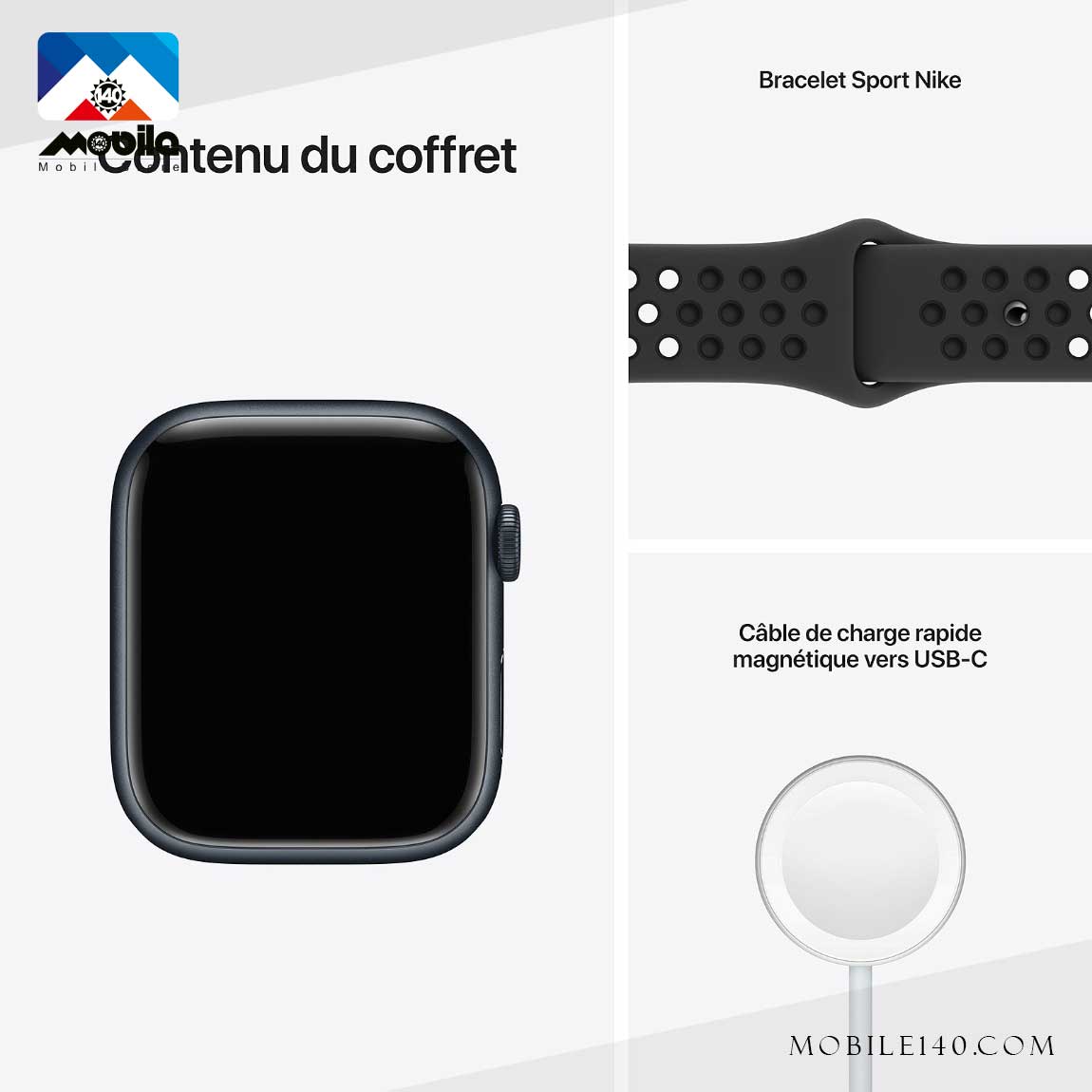 Apple Watch Series 7 (45mm) With Nike Sport Band 4