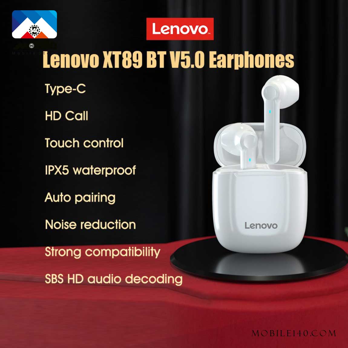 Lenovo XT98 Bluetooth Handsfree 5