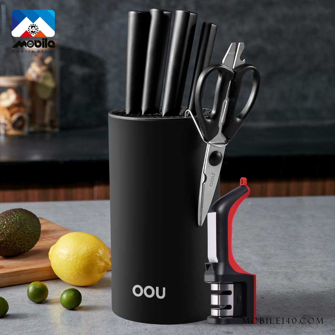 سرویس چاقوی آشپزخانه 7 پارچه شیائومی مدل OOU Knife 2