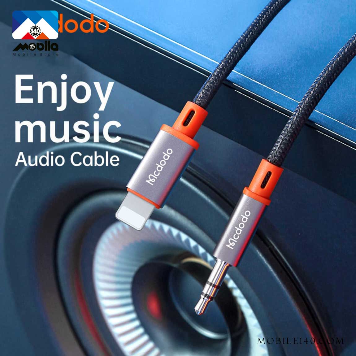 Macdodo CA-0890 Lightning To AUX Cable 5