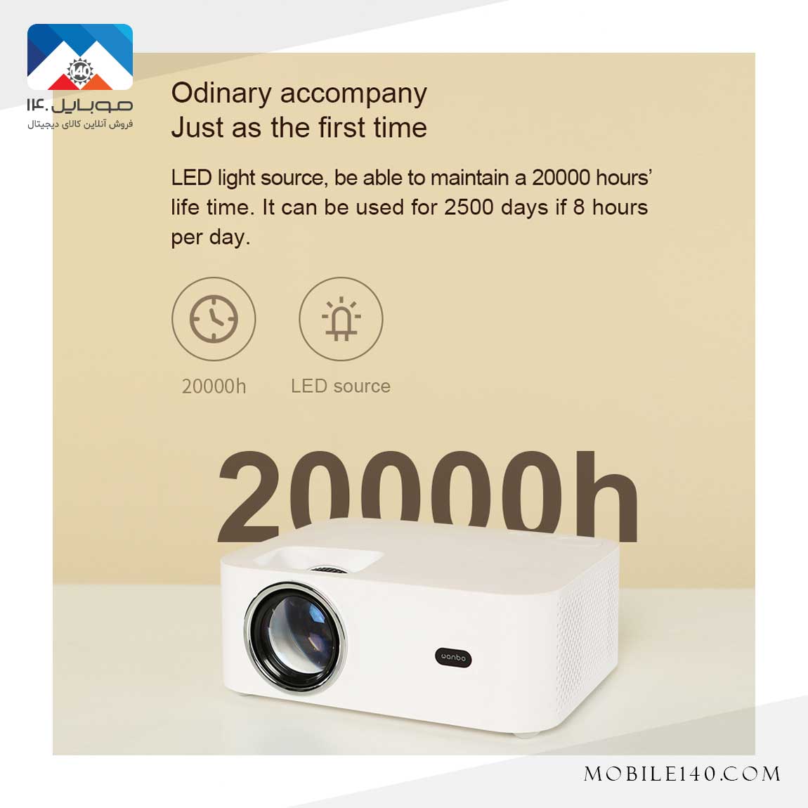 Xiaomi Wanbo X1 Pro Video Projector 3