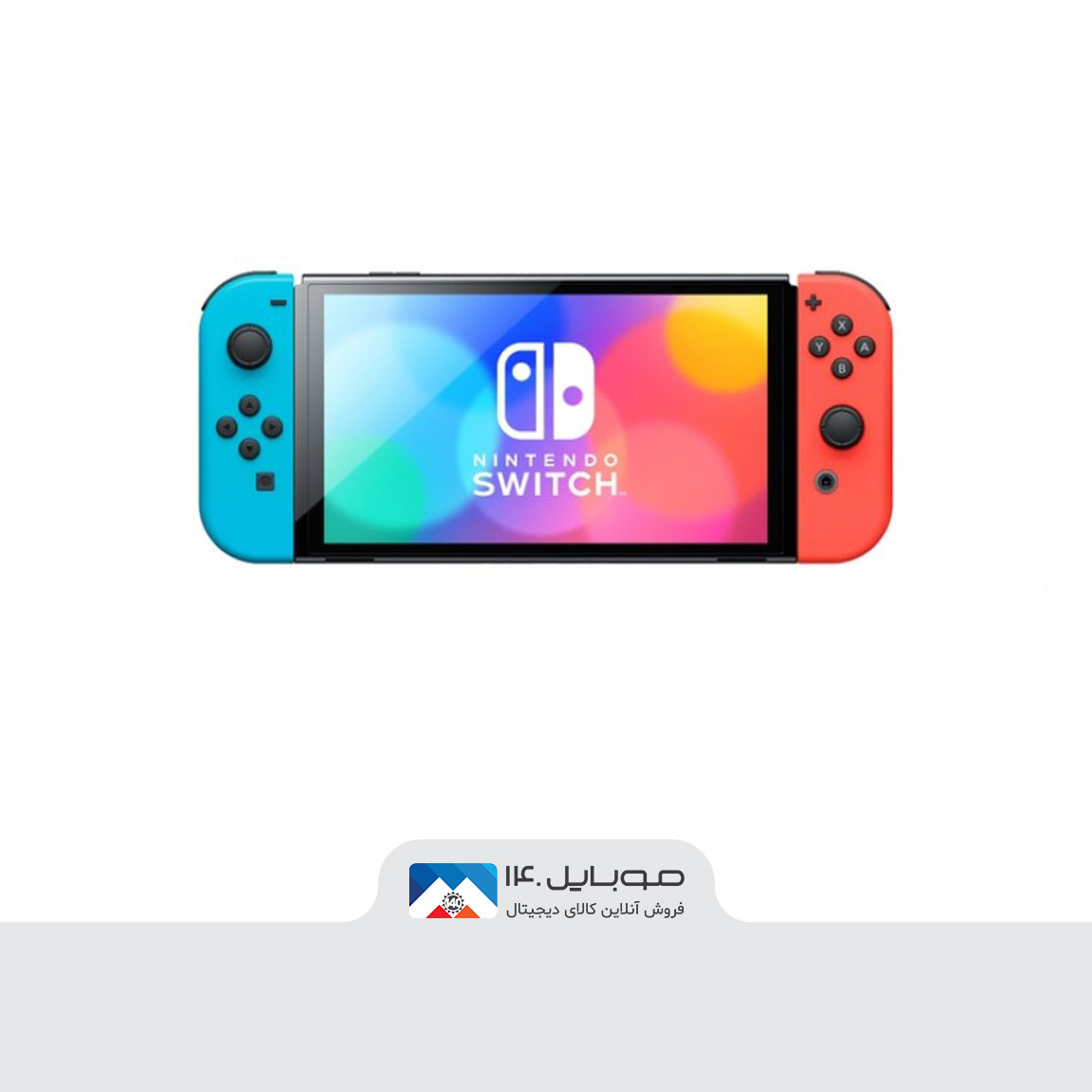 Nintendo Switch OLED Red And Blue Joy-Con Game Console 2