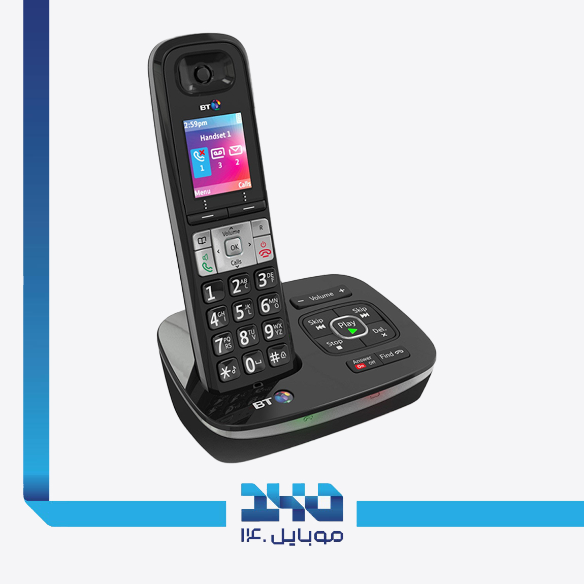 تلفن-بی‌سیم-بی‌تی-مدل-8500Twin 1