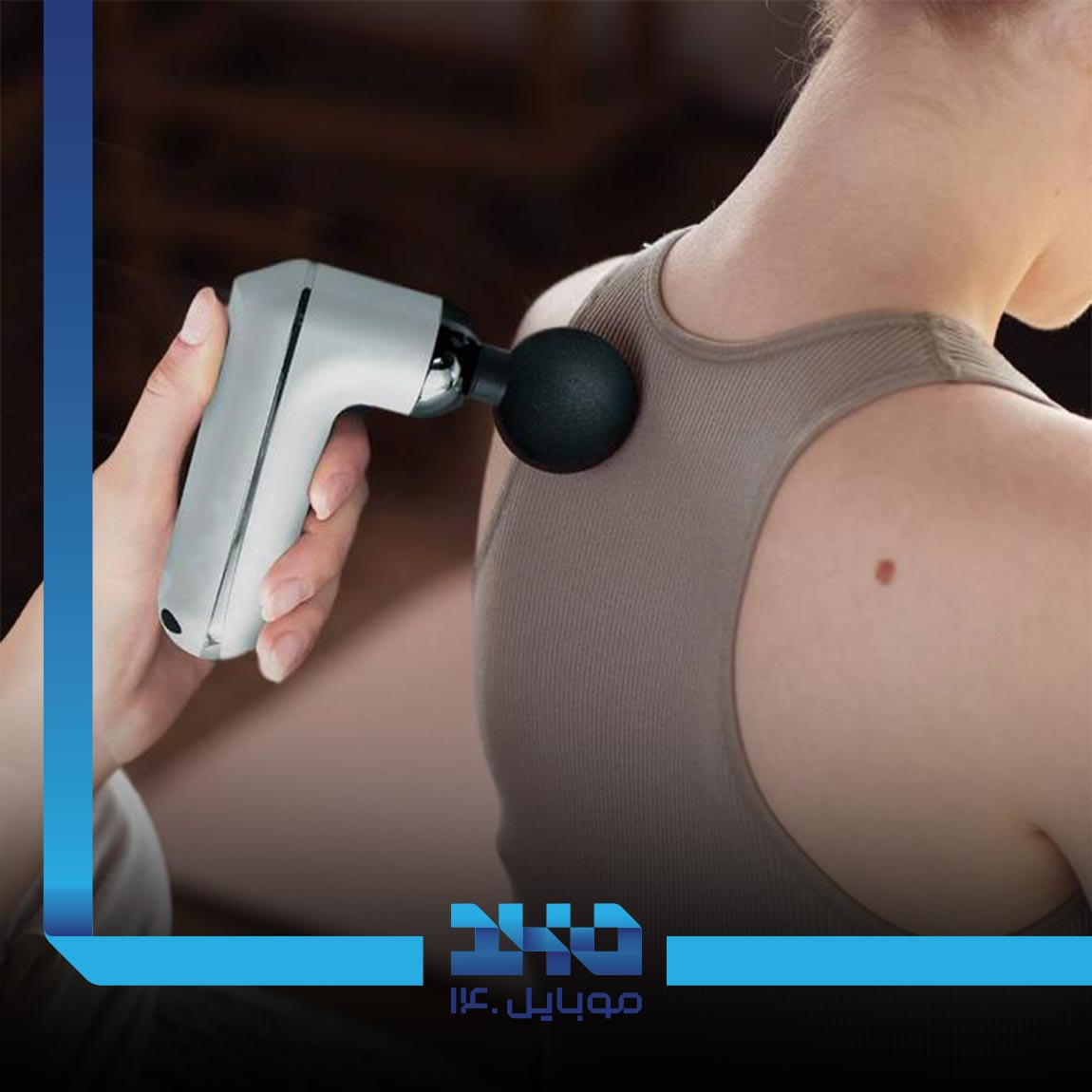 ماساژور برقی پرودو مدل Mini Massage Gun PD-LSVSMG-WH 2