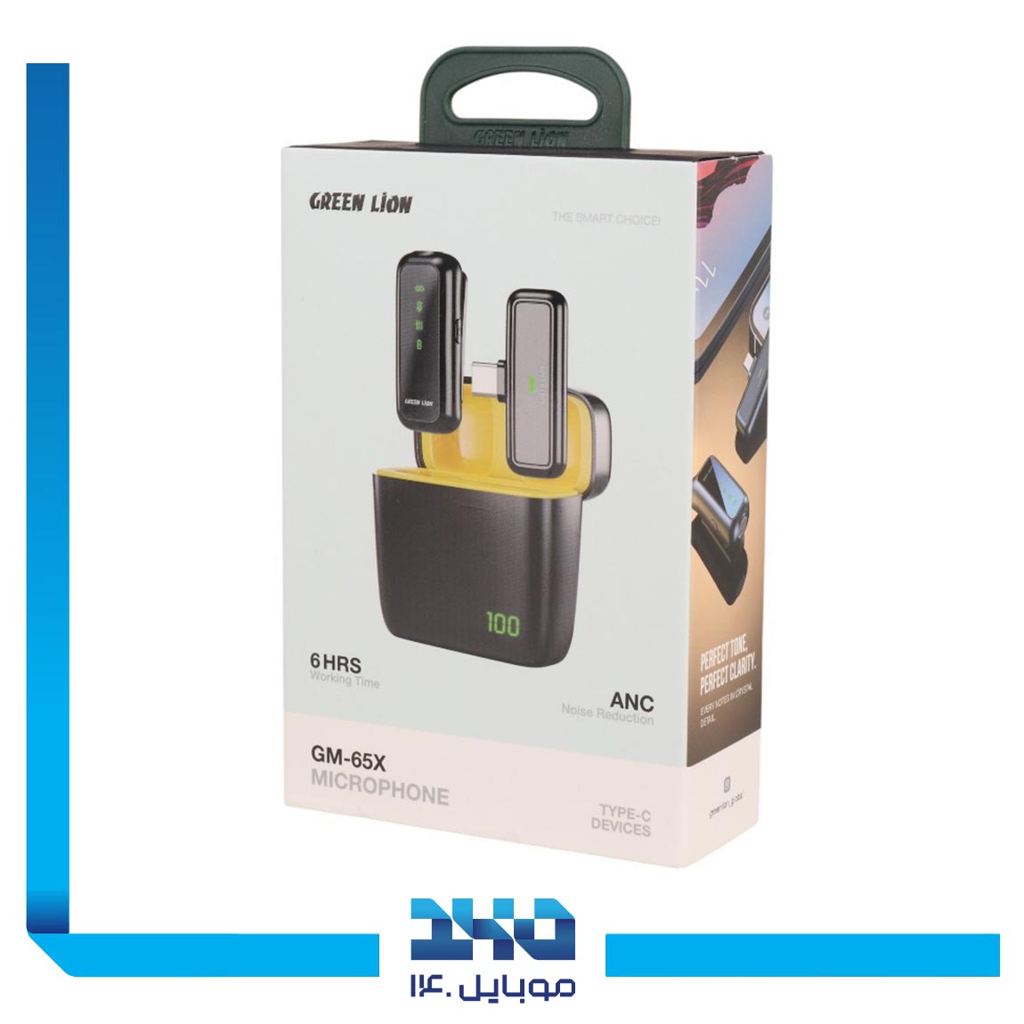 میکروفون بی سیم گرین لاین مدل GM-65X Type-C 3