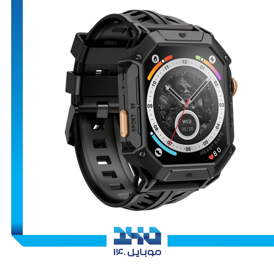 ساعت هوشمند هایلو مدل Iron N1 HF006 2