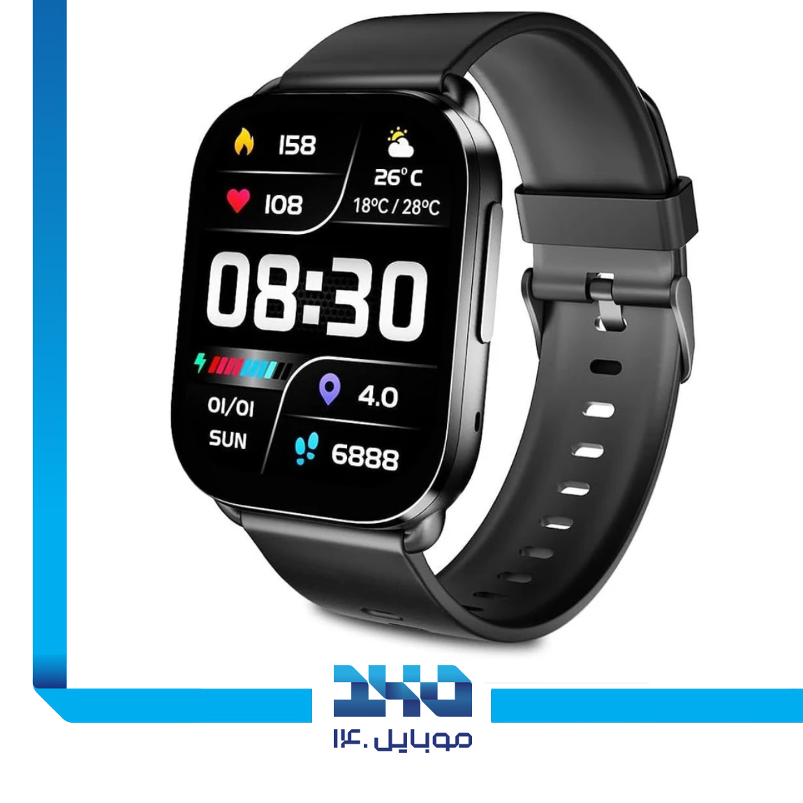 ساعت هوشمند کیو سی وای مدل GS 2