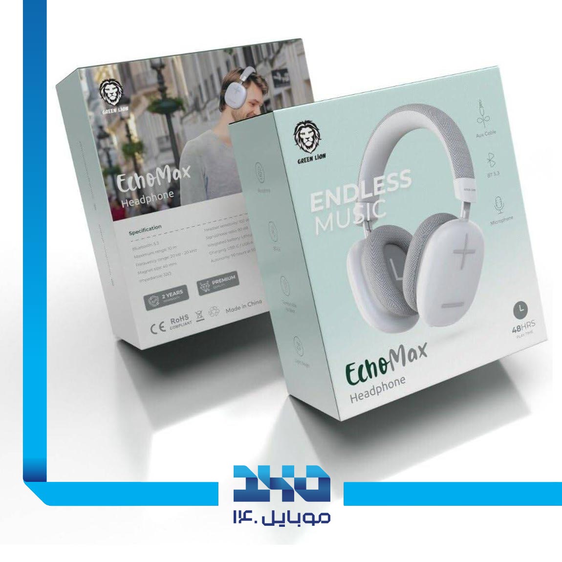 هدفون بلوتوثی گرین لاین مدل Echo Max 3