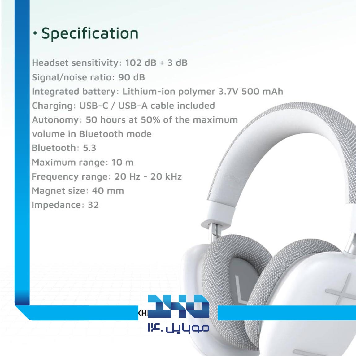 هدفون بلوتوثی گرین لاین مدل Echo Max 1