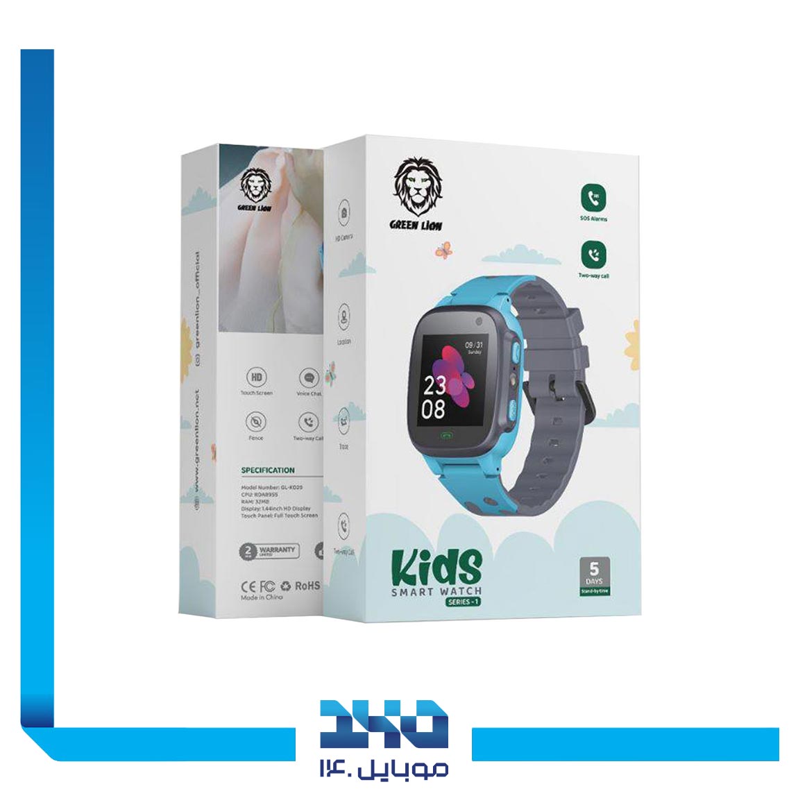 ساعت هوشمند گرین لاین مدل Kids Smart Watch Series-1 1