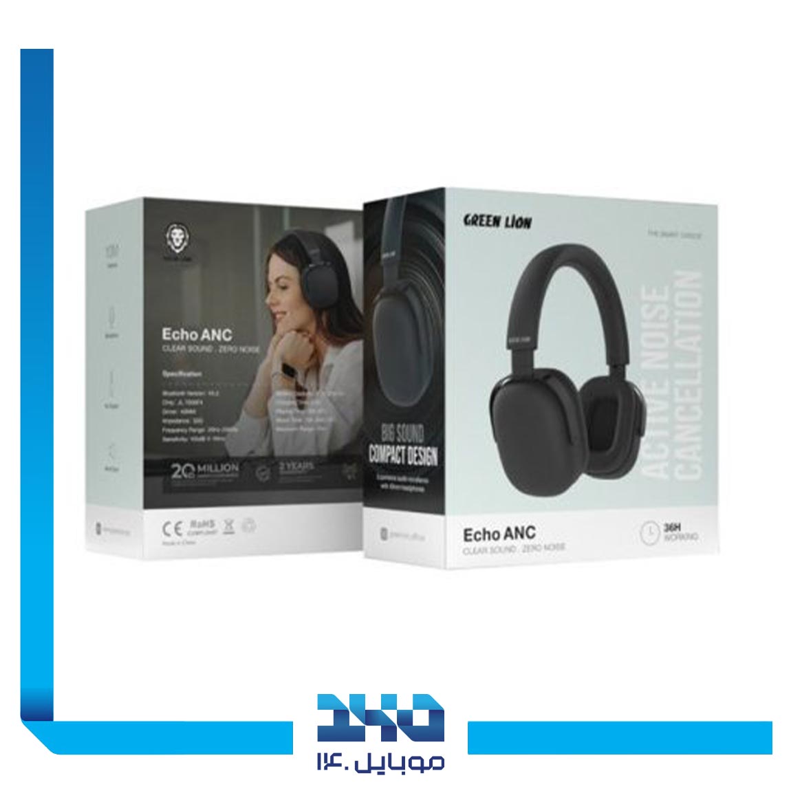 هدفون بلوتوثی گرین لاین مدل Echo ANC 2