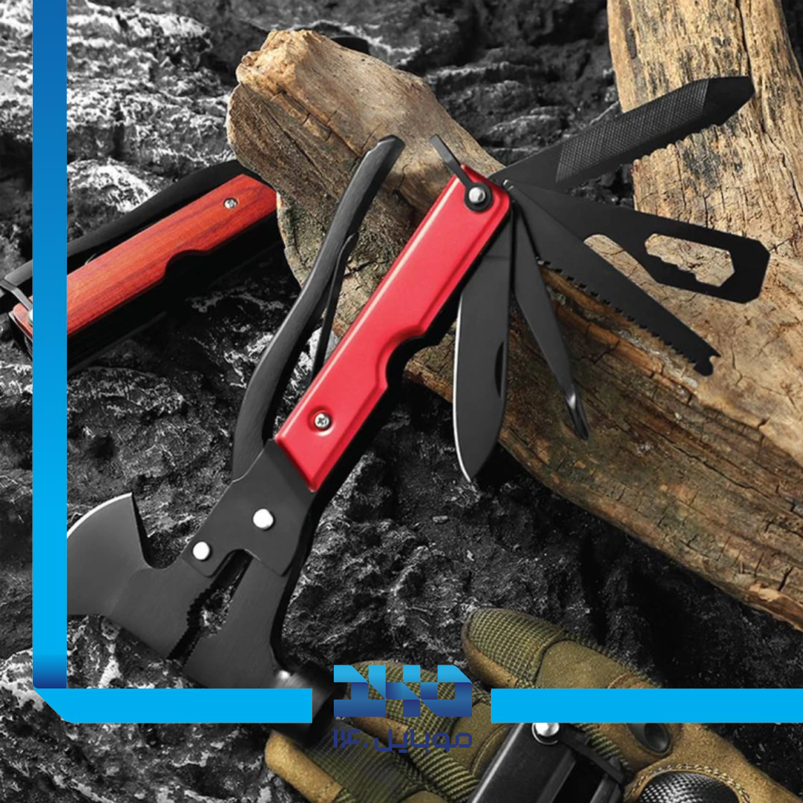 تبر و چکش چند کاره گرین لاین مدل Storm Breaker Multitool Axe 2