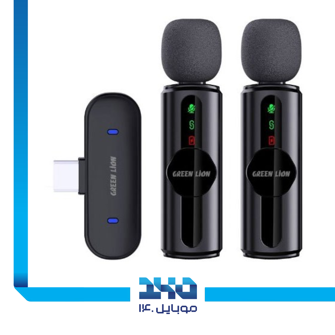 میکروفون گرین لاین مدل GM-76X Microphone with 3-Level Noise Cancellation 4