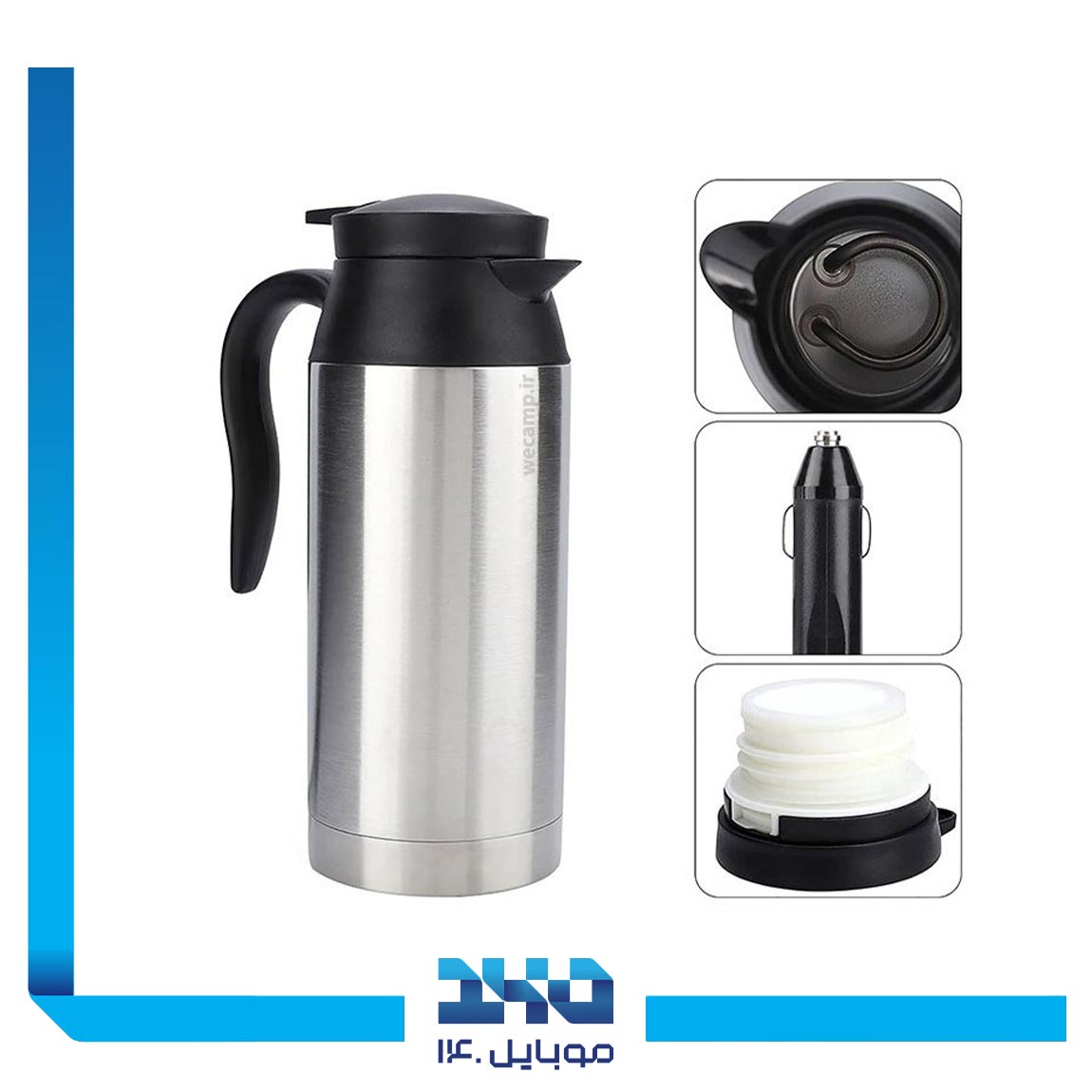 کتری برقی ماشین گرین لاین مدل Electric 800mL 1
