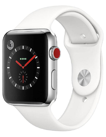 ساعت هوشمند اپل واچ سری 3 سلولار مدل 42mmاستاینل استیل اسپورت بند