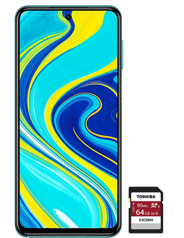 گوشی موبایل شیائومی مدل Redmi Note 9 Pro ظرفیت 128 گیگابایت رم 6 گیگابایت به‌همراه کارت‌حافظه 64 گیگابایت