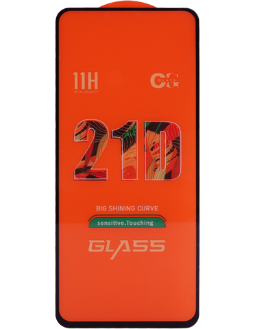 محافظ صفحه‌نمایش شیشه‌ای فول چسب 9D/21D مناسب برای گوشی سامسونگ A20
