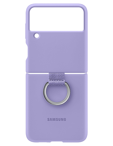 کاور سیلیکونی سامسونگ مناسب برای گوشی Galaxy Z Flip 3 5G دارای حلقه | اورجینال