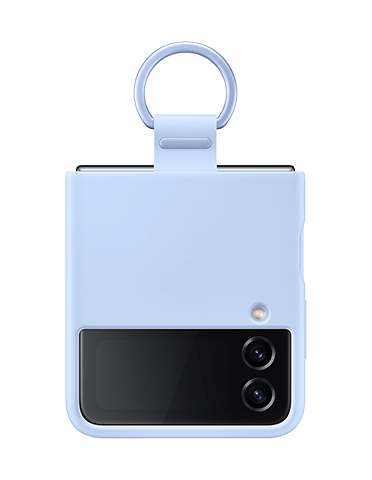 کاور سیلیکونی سامسونگ مناسب برای گوشی Galaxy Z Flip 4 دارای حلقه | اورجینال
