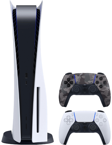 کنسول بازی سونی مدل Playstation 5 Standard به‌همراه کنترلر سونی مدل Dual Sense ارتشی اضافه