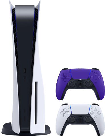 کنسول بازی سونی مدل Playstation 5 Standard به‌همراه کنترلر سونی مدل Dual Sense Galactic Purple اضافه
