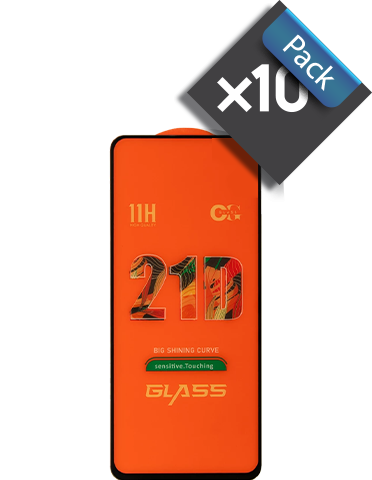 پک 10 عددی گلس 9D/21D مناسب برای گوشی شیائومی Note 11 Pro