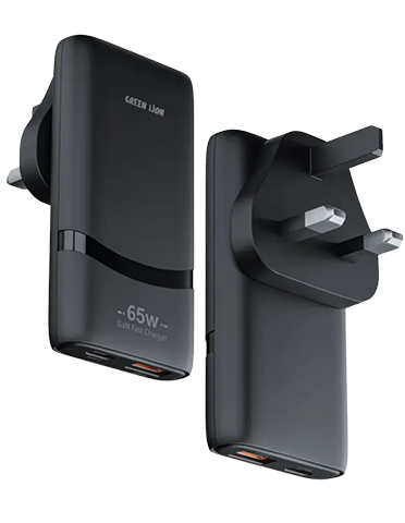 آداپتور 65 وات گرین لاین مدل Type-C and USB-A