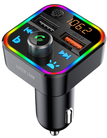 شارژر فندکی گرین لاین مدل Car FM Transmitter Kit