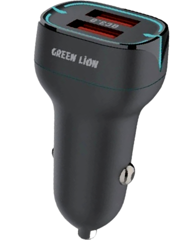 شارژر فندکی 63 وات گرین لاین مدل Dual QC3.0 
