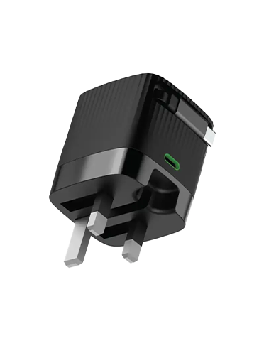 شارژر دیواری گرین لاین مدل Gan Adapter 65W Retractable Cable PD 3.0