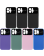 پک 7 تایی کاور سیلیکونی ژله‌ای محکم لنز گوشی اپل iPhone 12 Promax