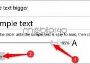 آموزش تغییر سایز نوشته ها در گوشی